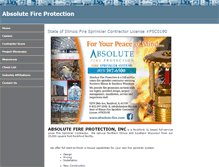 Tablet Screenshot of absolute-fire.com